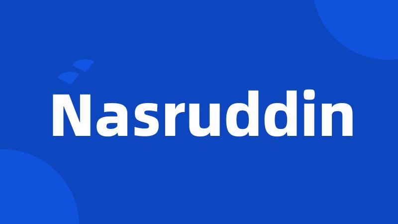 Nasruddin