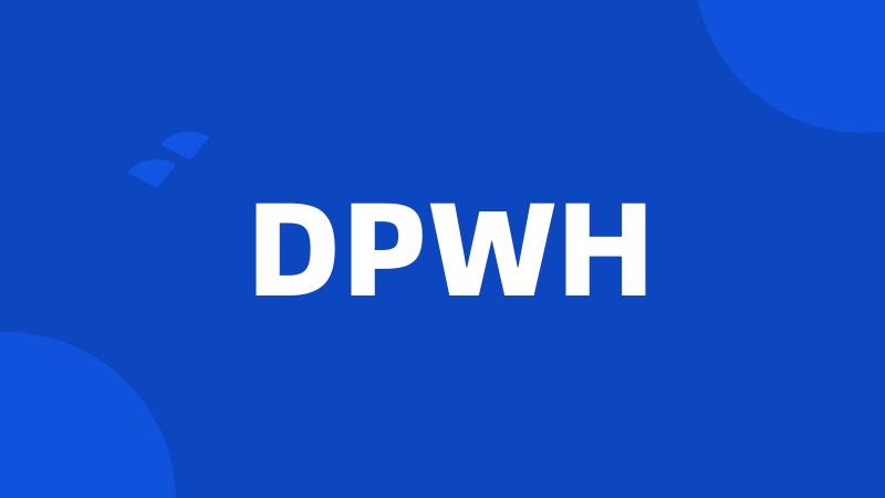 DPWH