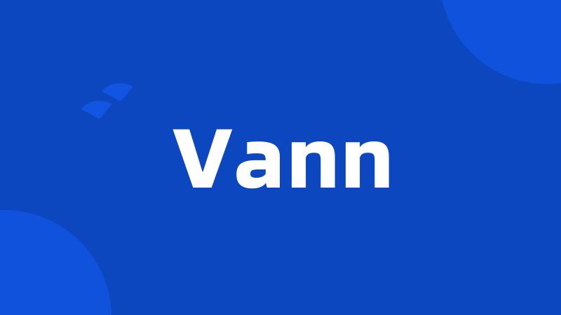 Vann