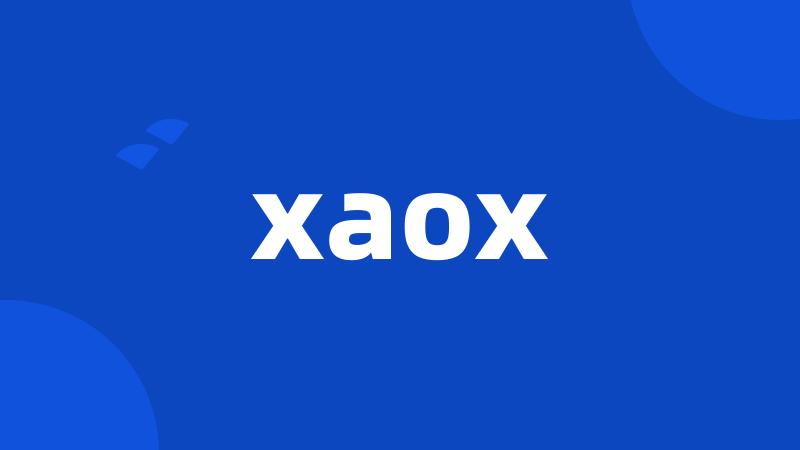 xaox