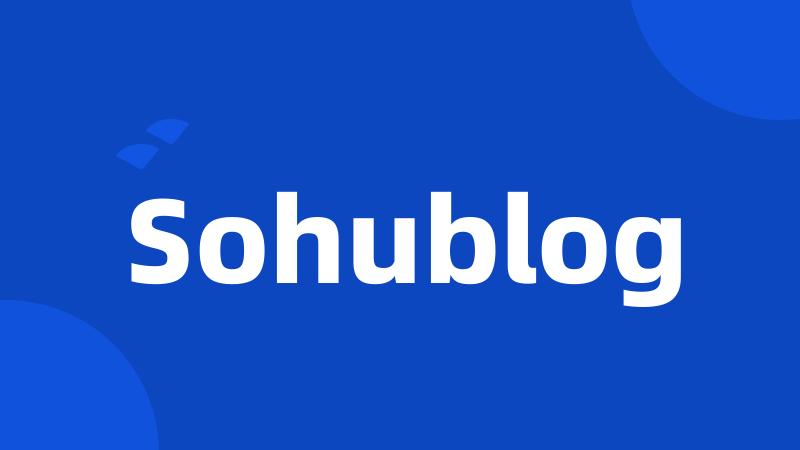 Sohublog