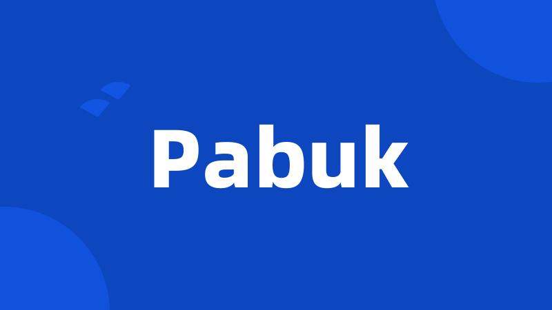 Pabuk