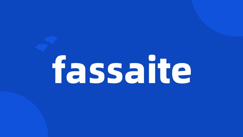 fassaite