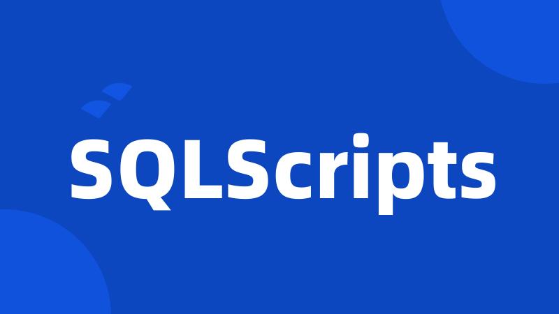 SQLScripts