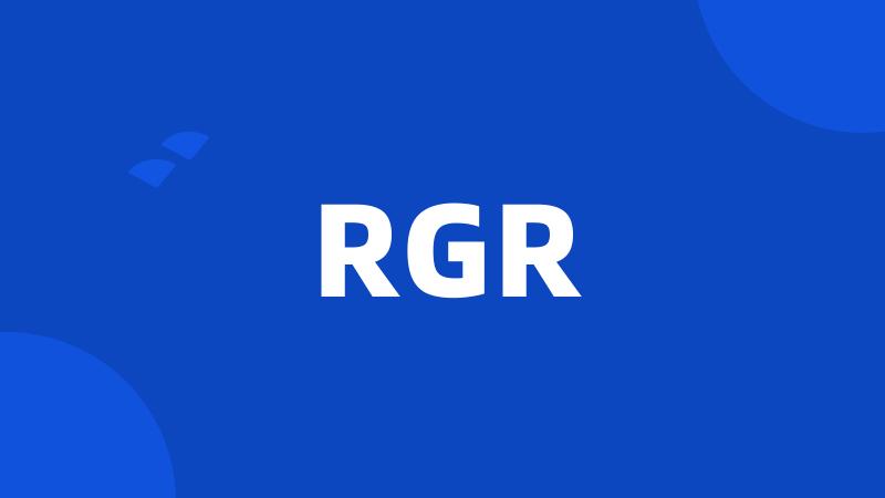 RGR