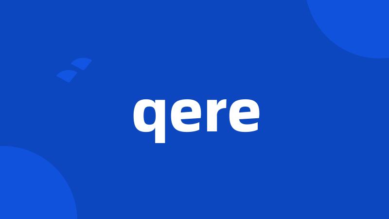 qere