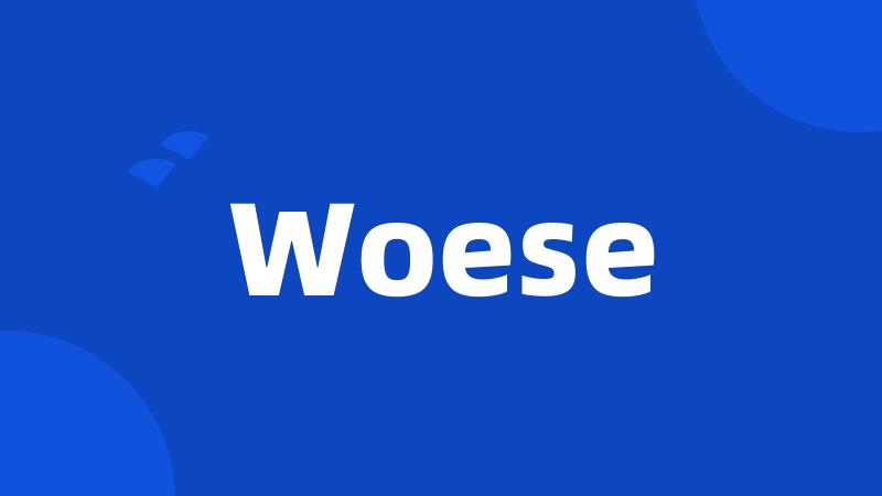 Woese
