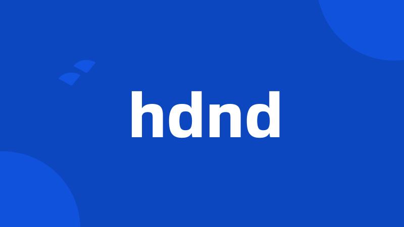 hdnd