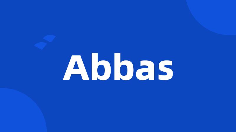 Abbas