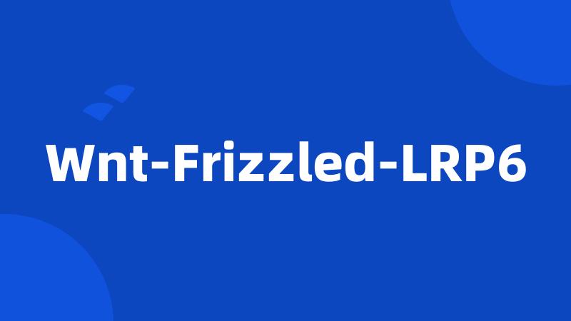 Wnt-Frizzled-LRP6