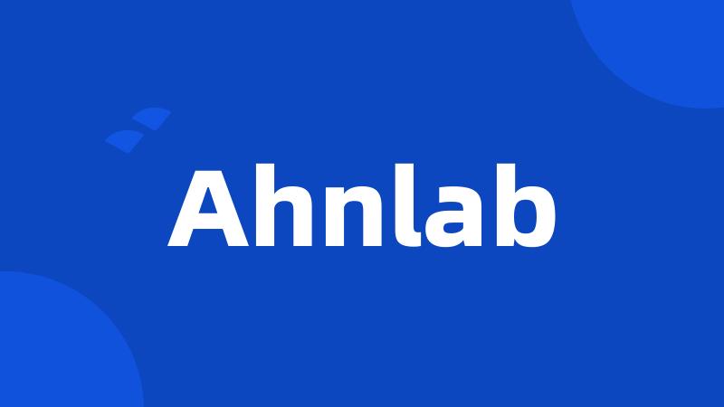 Ahnlab