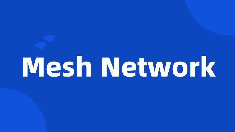 Mesh Network