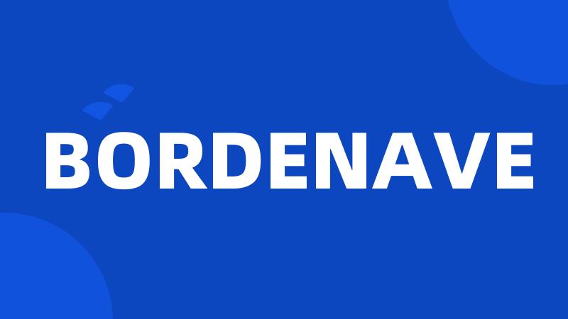 BORDENAVE