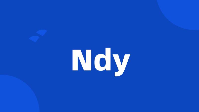 Ndy