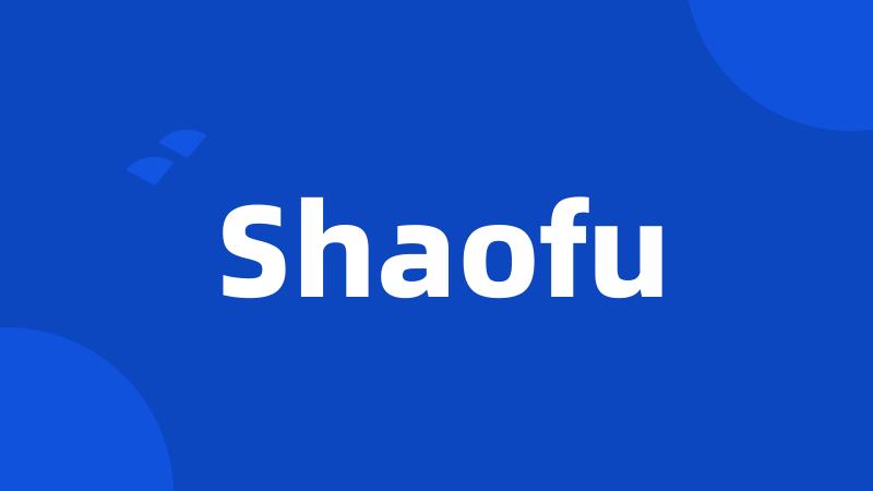 Shaofu