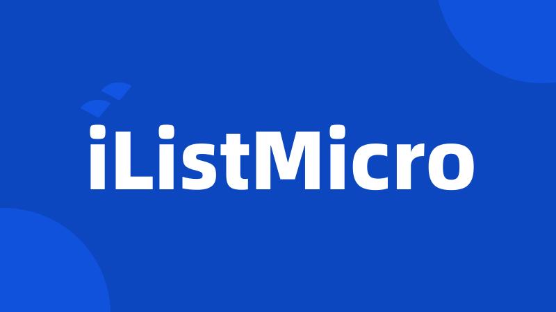 iListMicro