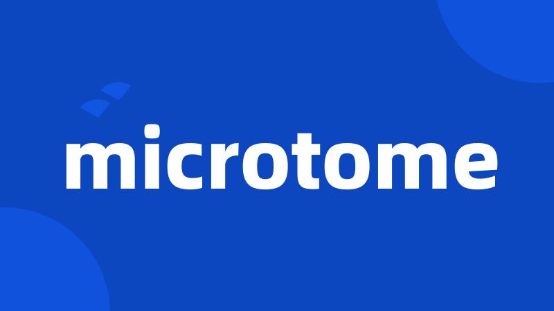 microtome