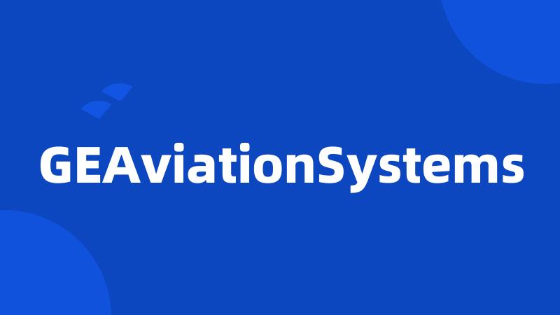 GEAviationSystems