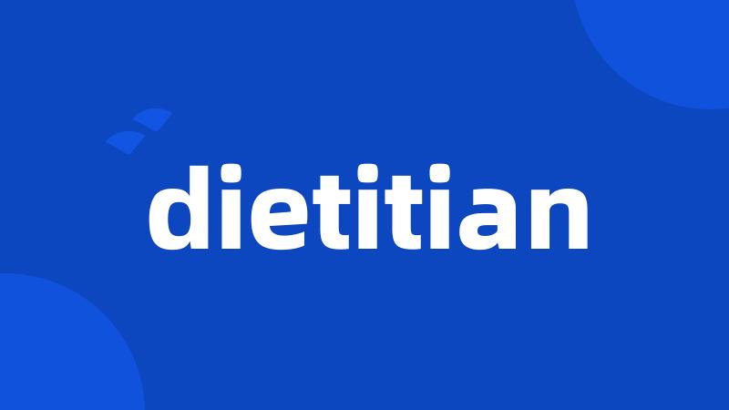 dietitian