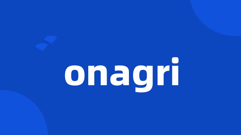 onagri