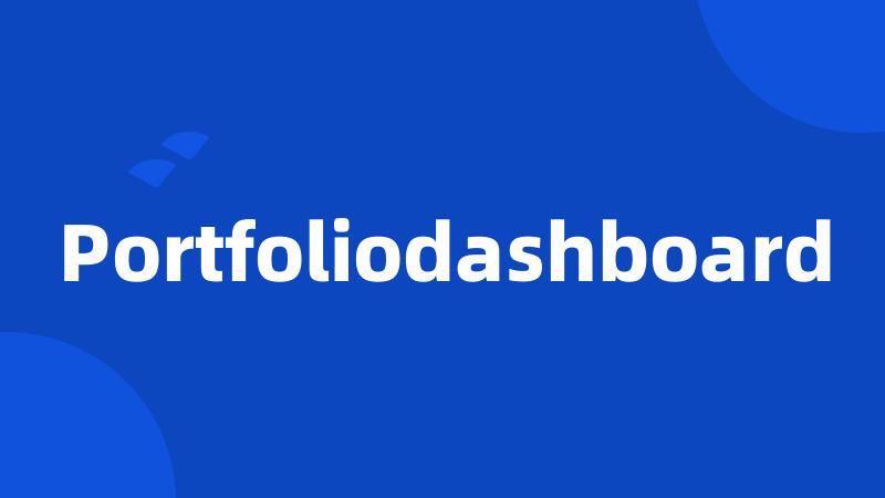 Portfoliodashboard