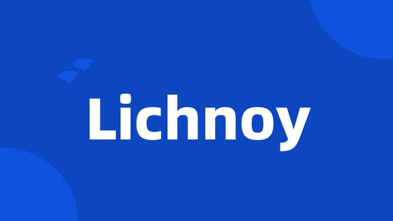 Lichnoy