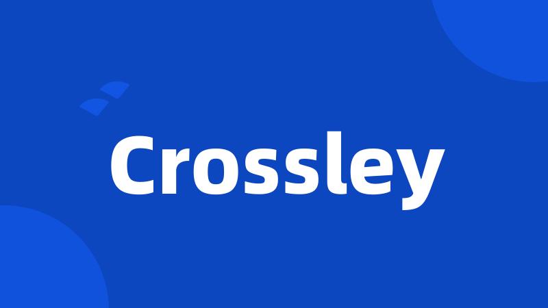 Crossley