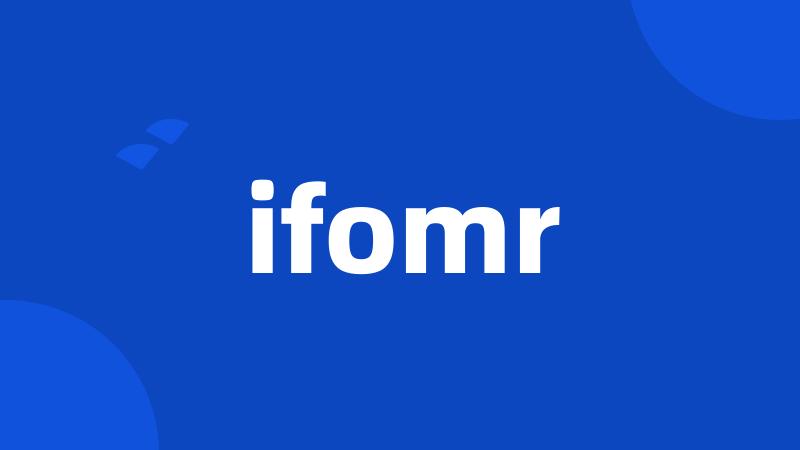 ifomr