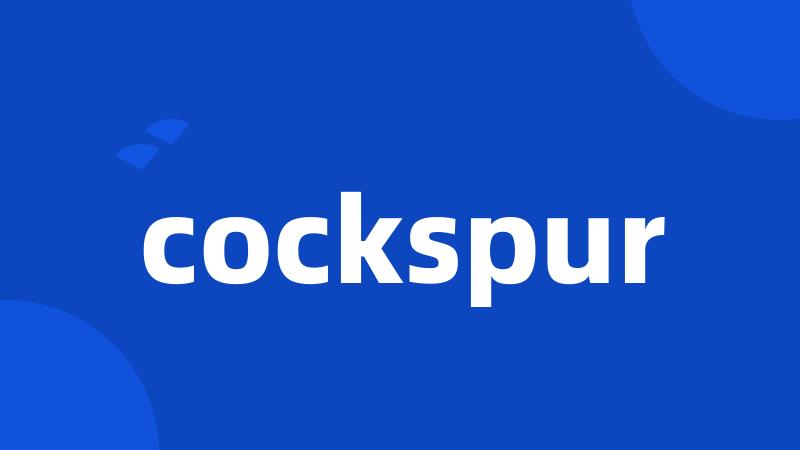 cockspur