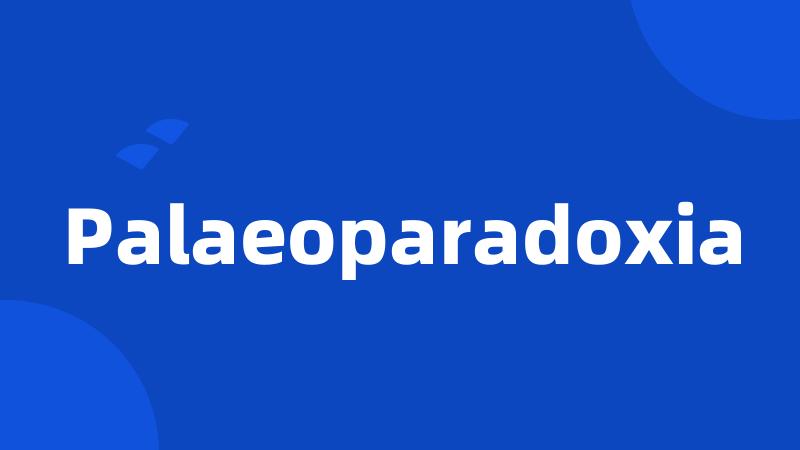 Palaeoparadoxia