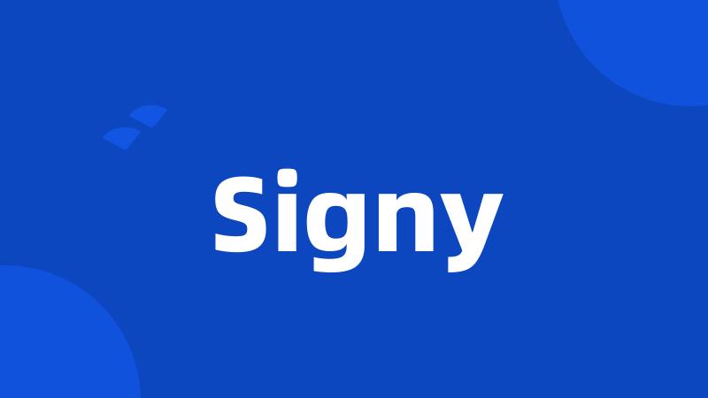 Signy