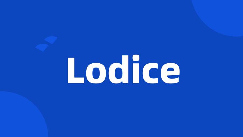 Lodice