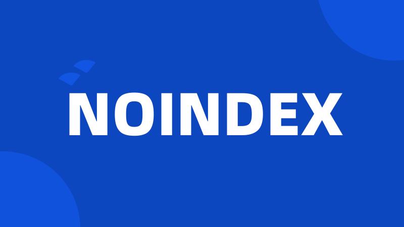 NOINDEX