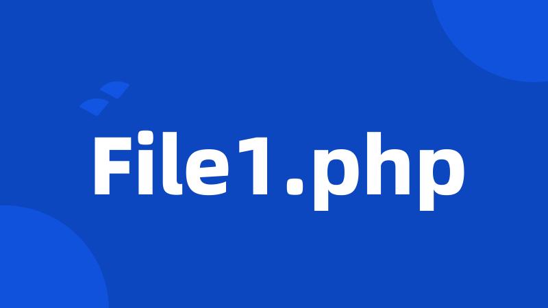 File1.php