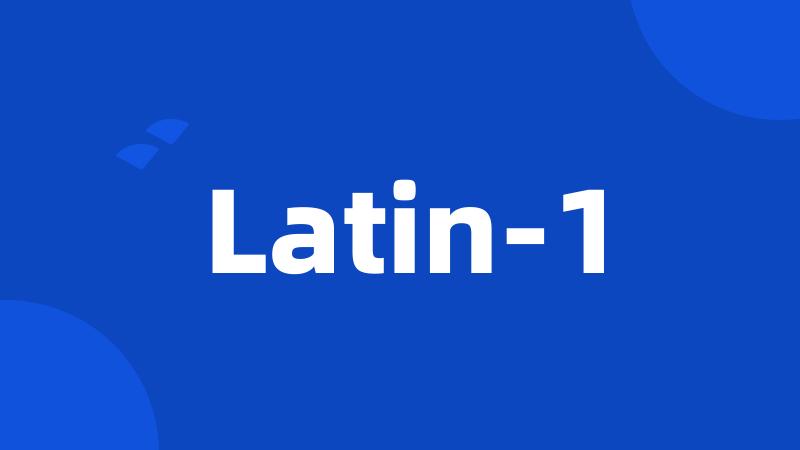 Latin-1