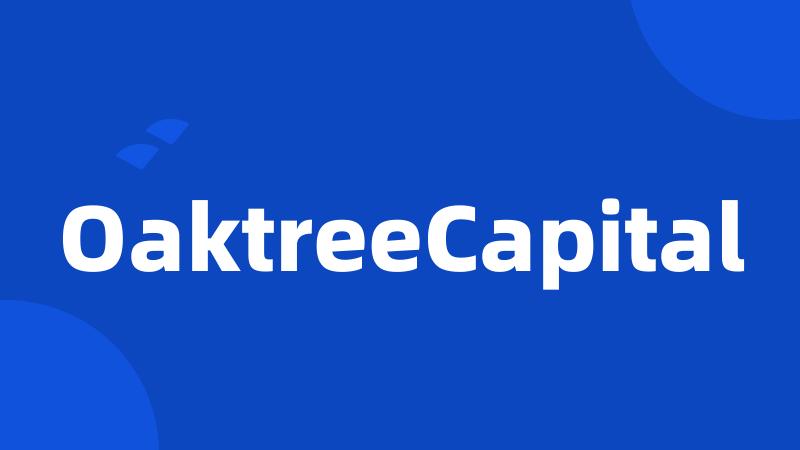 OaktreeCapital