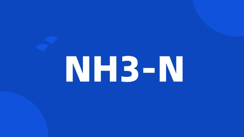 NH3-N