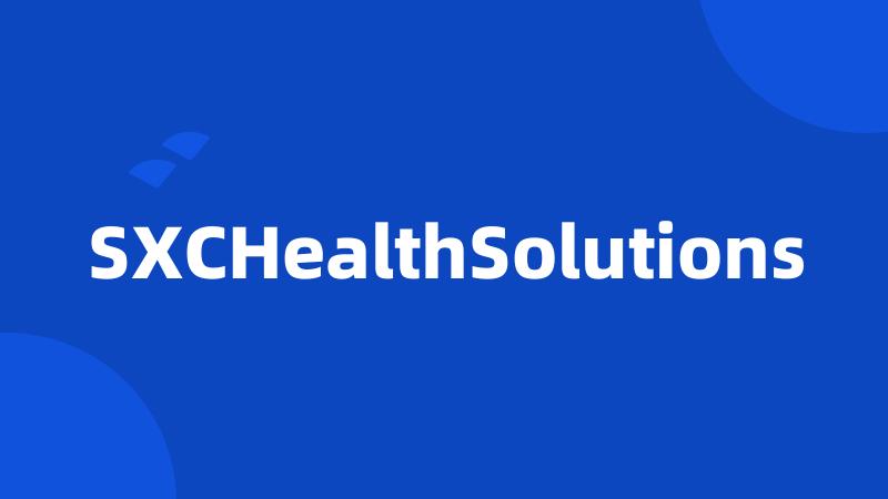 SXCHealthSolutions