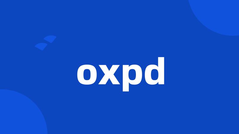 oxpd