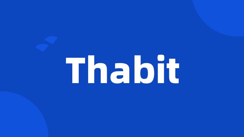 Thabit