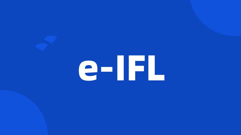 e-IFL