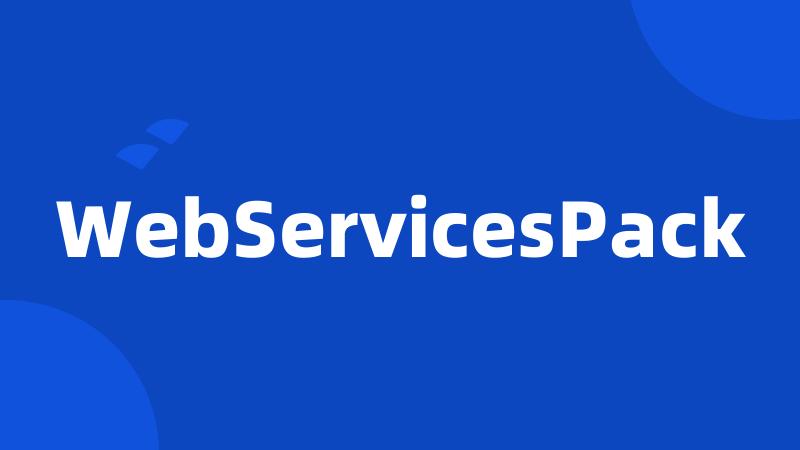 WebServicesPack