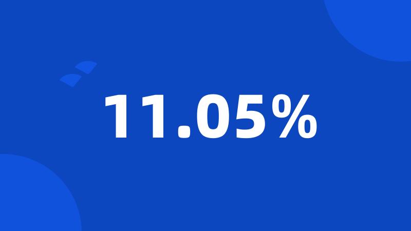 11.05%