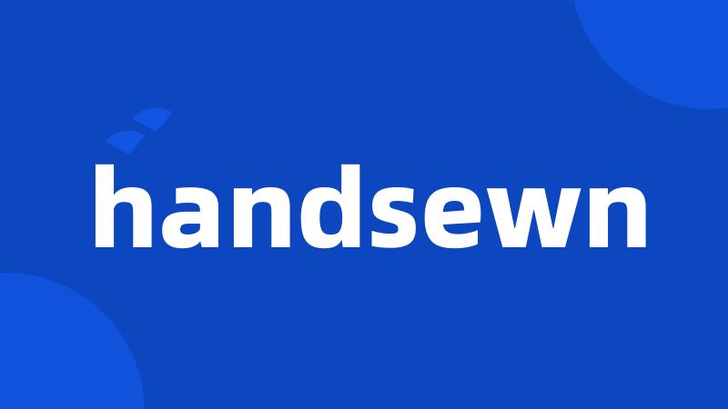 handsewn