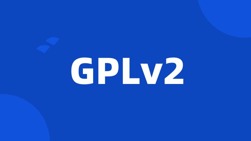 GPLv2