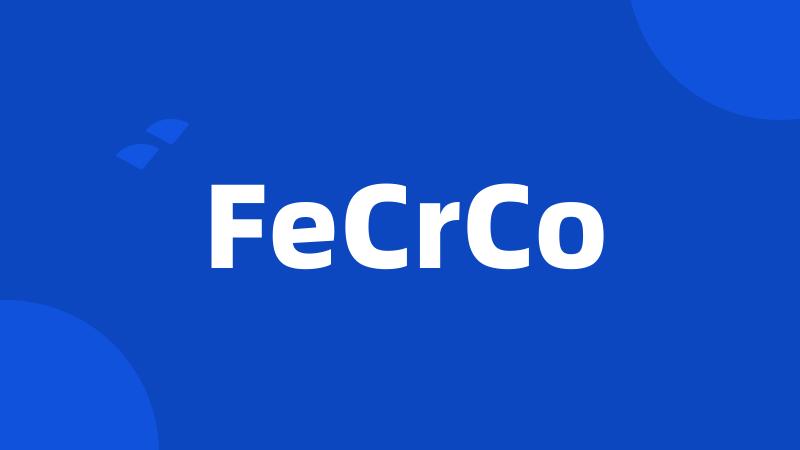 FeCrCo