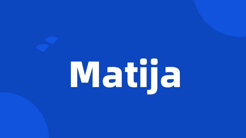 Matija