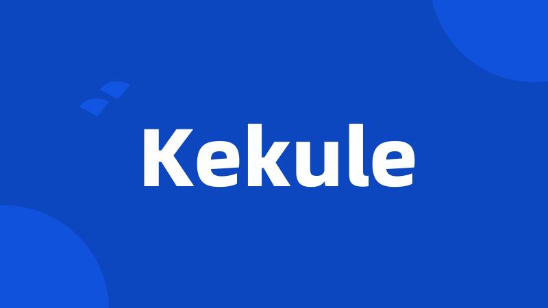 Kekule