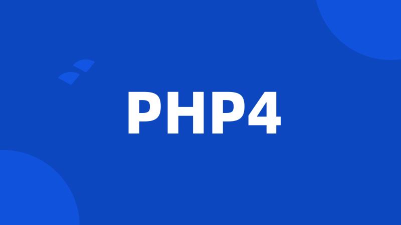 PHP4