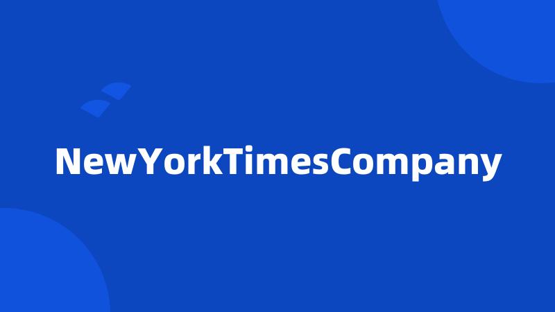 NewYorkTimesCompany